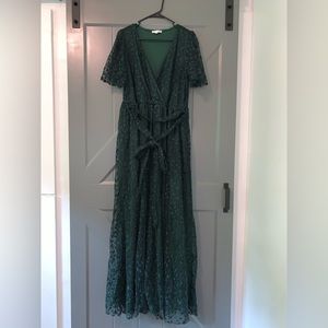 Baltic Born Marseille Dark Green Maxi Dress